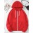Women's Koi Fish & for Lotus Zip-Up Hoodie Jacket - Dark Green/Red Accents, Front Pockets, Machine Washable Zippered Hooded Sweatshirt for Fall/Winter Casual & Formal Outfits, Winter Wear, Artistic Design, Soft Material, Trend Followers