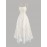 [Elegant Lace Dress] Sleeveless Elegant Off-Shoulder Lace Dress | Ruffle Detail, Bow Accent, Flowing Design, Perfect for Summer Events