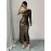 [Leopard Print Bodycon Dress] Sexy Leopard Print Women's One-Shoulder Bodycon Dress | Asymmetrical Hem, Long Sleeve, Stretchy Polyester Blend for Parties & Formal Events | Party Dress | Asymmetrical Dress | Stretchy Fabric