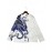 Women's 3D Printed Octopus Cardigan - Fashion All-Over Blue & White Tentacle Design, Button Front Round Neck Sweater for All-Season Wear, Casual Wear, Stylish Outerwear, Bold Pattern, Textured, Comfortable Fit