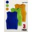 [3pc Summer Women's Set] TD7866-1T Women's Summer Three-Piece Set | Fashionable Lightweight Hollow Knit Pullover & Beach Vacation Tank Top