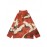 Women's Elegant Turtleneck Sweater - All-Over Crane Print in Red/Beige/Black/White, Soft Warm Pullover for All Seasons, Casual & Formal Wear, Turtleneck Sweater, Allseason Apparel, Highneck Design, Textured Knitwear, Quality Craftsmanship